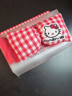 Hello Kitty Red Gingham Bow Headband
